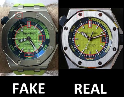 real watch vs fake watch